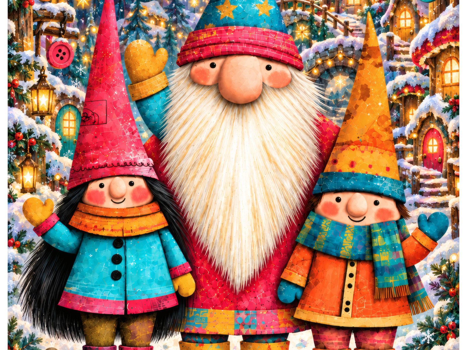 Wichtel Mila, Finn und Zimt – Poster aus dem Wichtel-Adventskalender